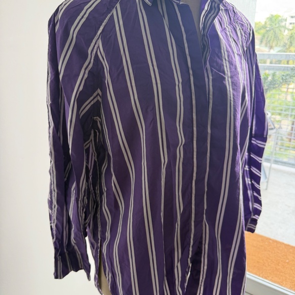 Mikoh Paseo Shirt in Current Aura Size 2 - Picture 6 of 6